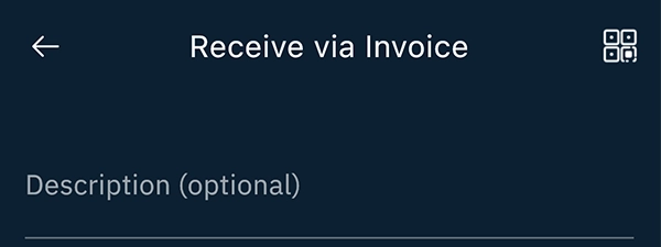 2. Receive your first sats