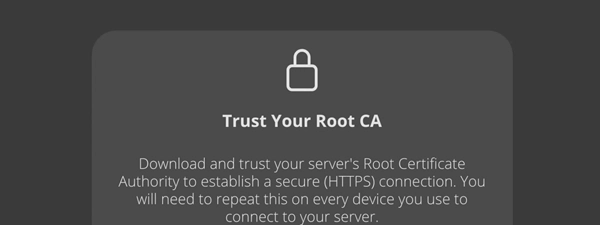 3. Trust the Root CA