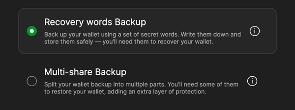 1. Install and create your wallet